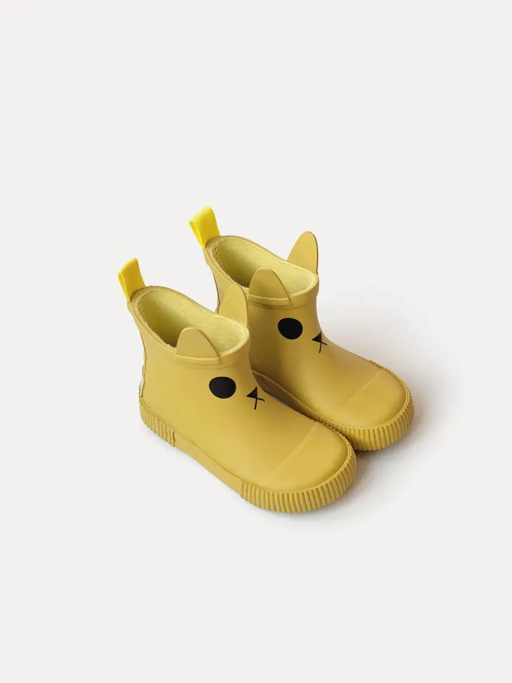 Boxbo Girl's Kerran Rain Boot, Mustard storm look