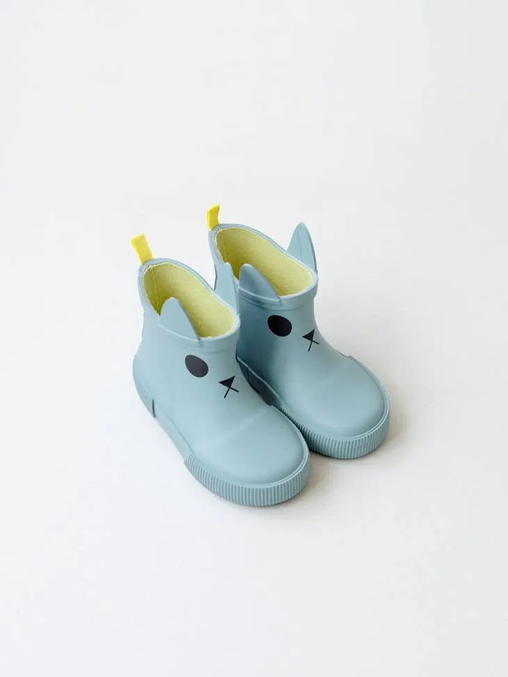 Boxbo Girl's Kerran Rain Boot, Platinum heavy soul