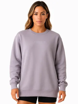 Boyfriend Pullover - Lavender thin comfort