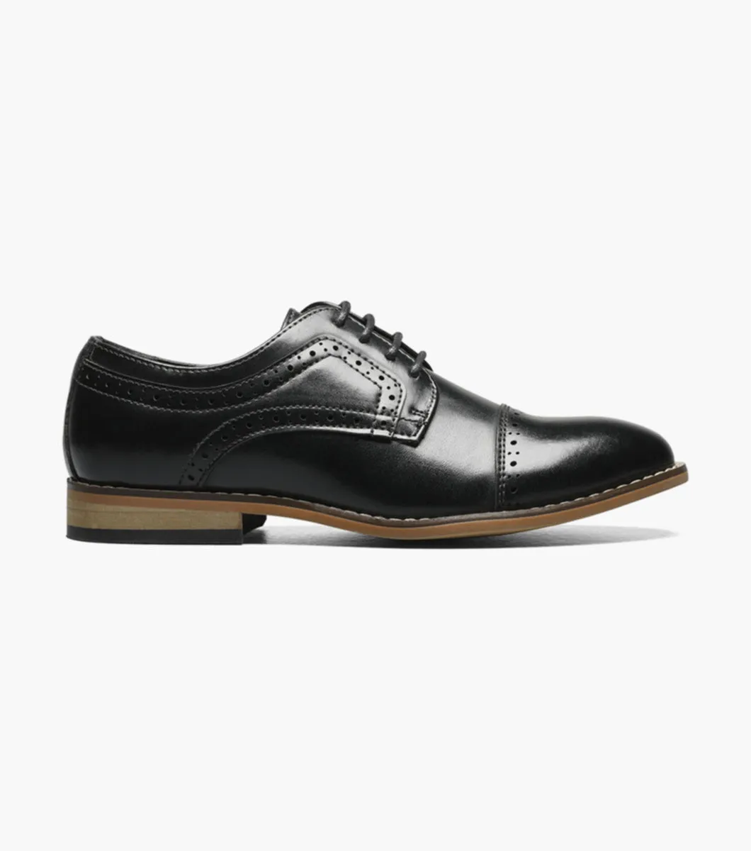 BOYS DICKINSON  Cap Toe Oxford - Black quick-dry base
