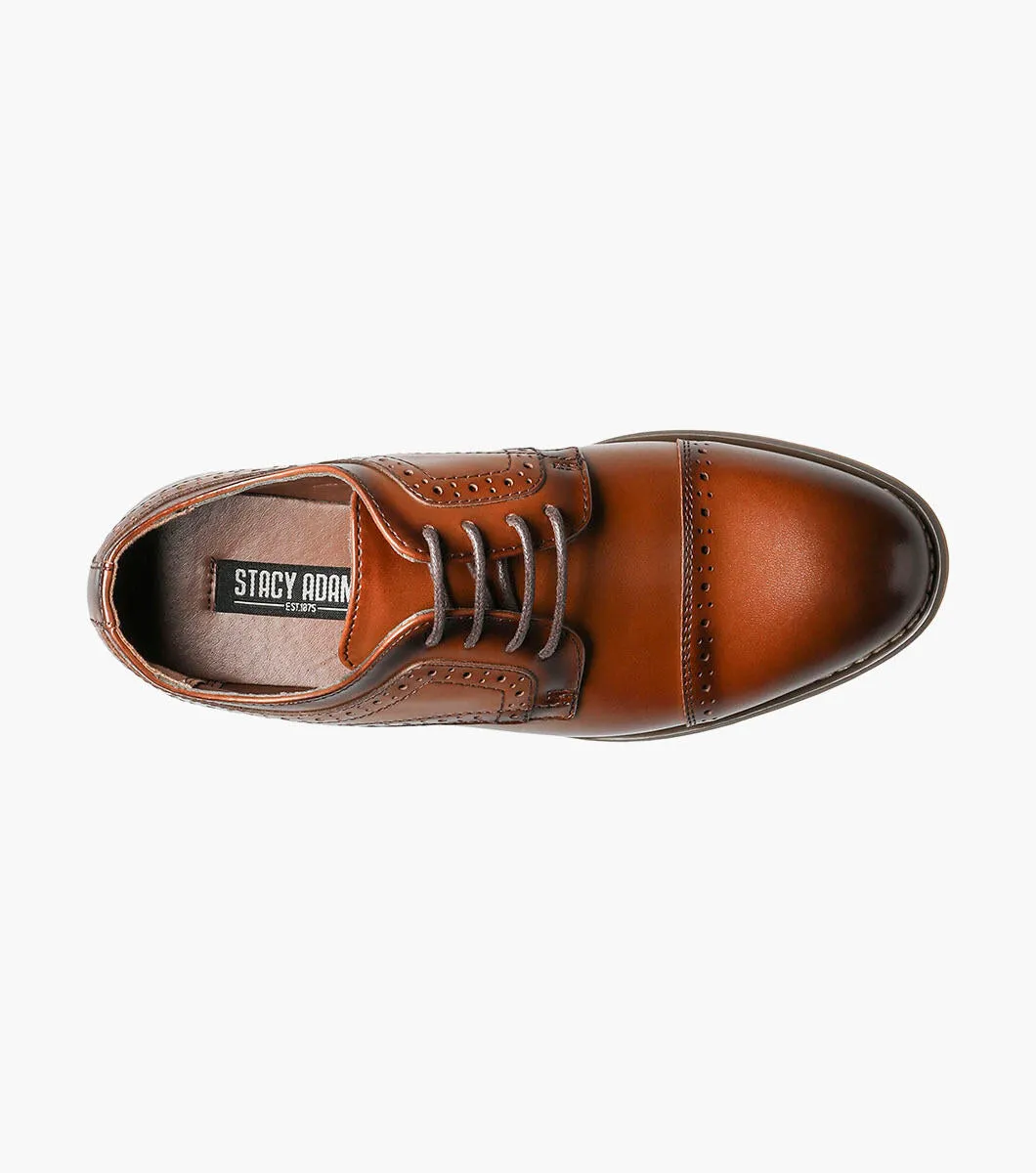 BOYS DICKINSON  Cap Toe Oxford - Cognac metro mood