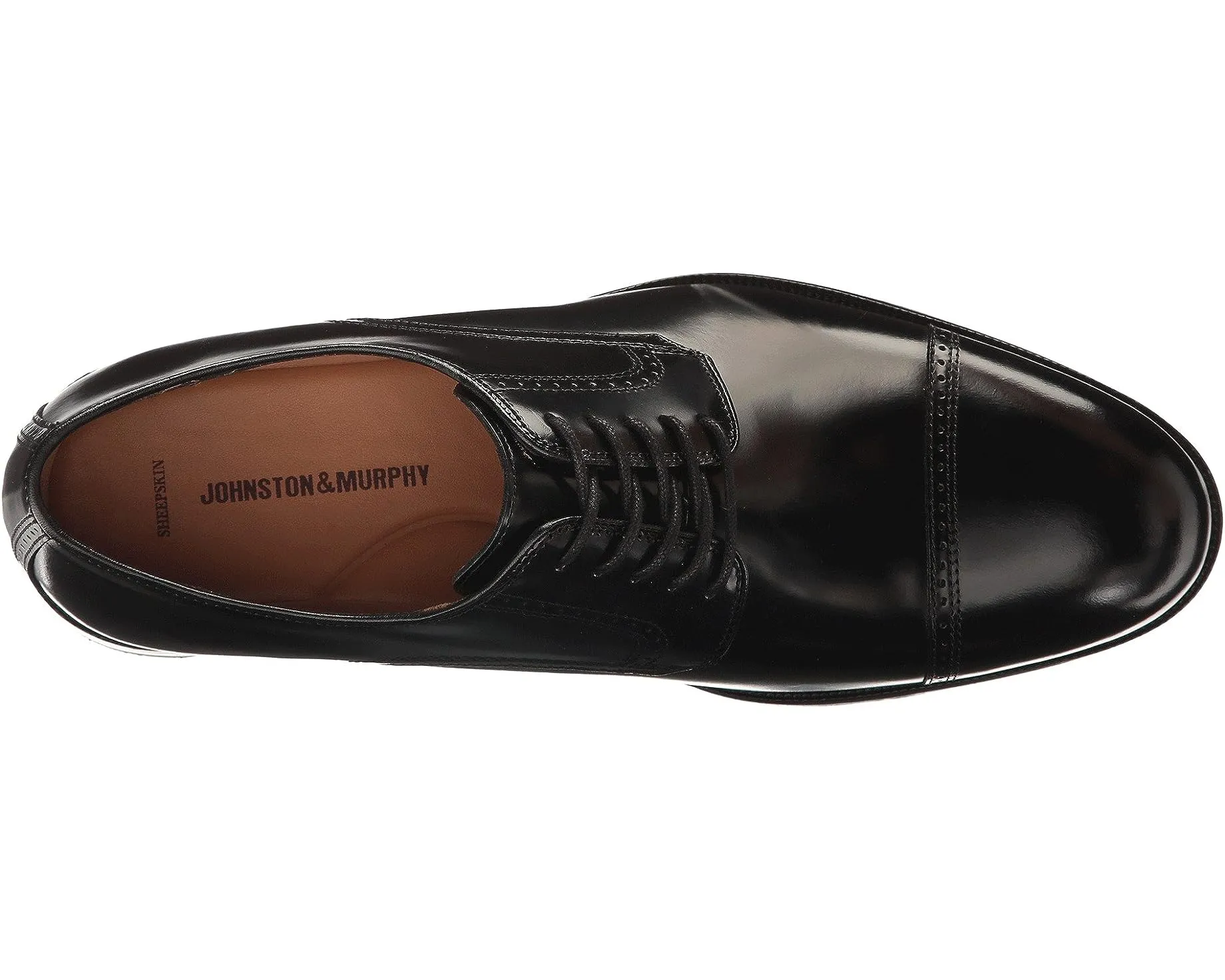 Bradford Cap-Toe Oxfords Shoes - Black professional vibe