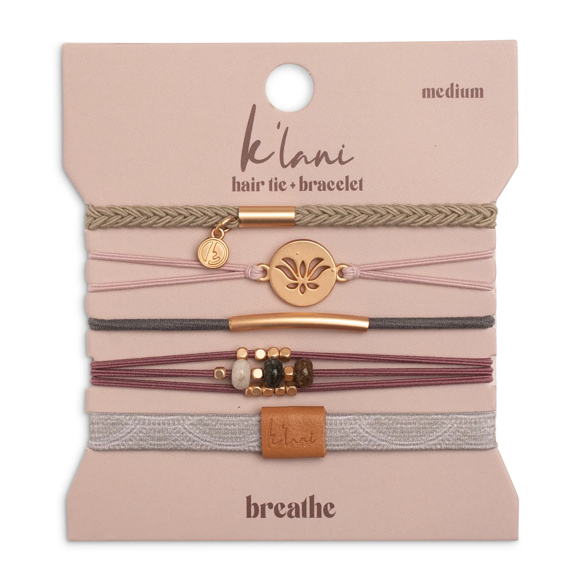 Breathe - Hair Tie Bracelet M color pop