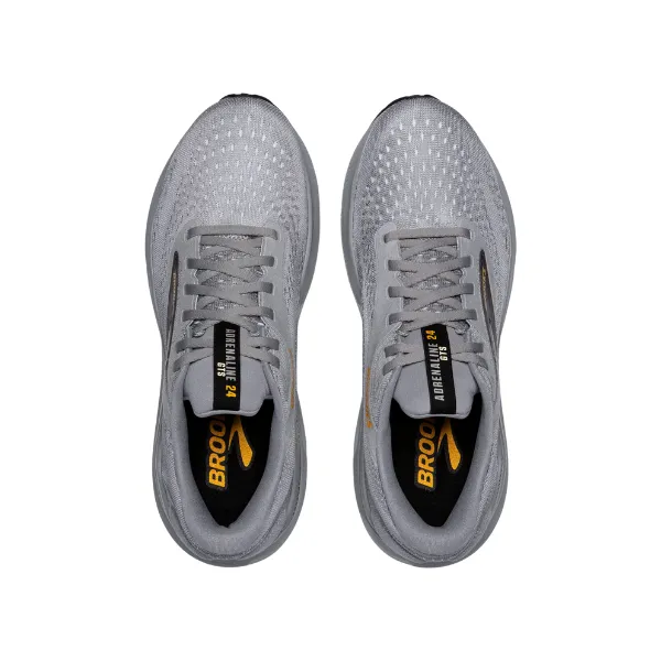 Brooks Men's Adrenaline GTS 24 Wide Grey luxury vibe