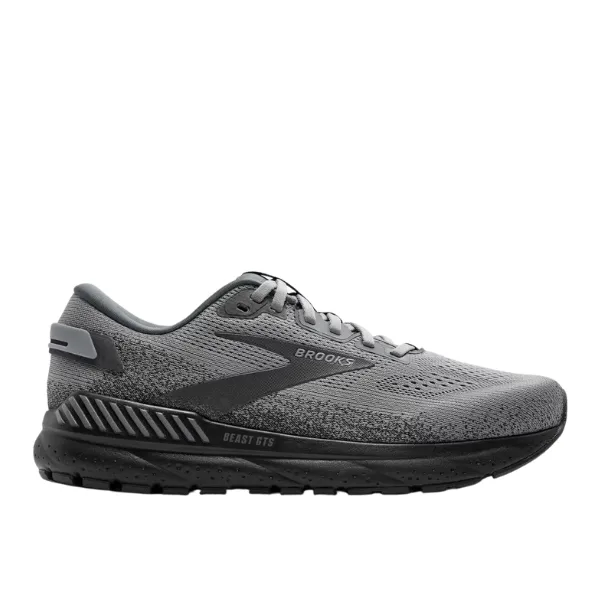 Brooks Mens Beast GTS 24 Wide Grey street style