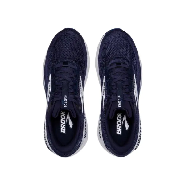 Brooks Mens Beast GTS 24 Wide Navy steady grip
