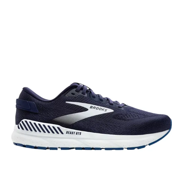 Brooks Mens Beast GTS 24 Wide Navy zen feel
