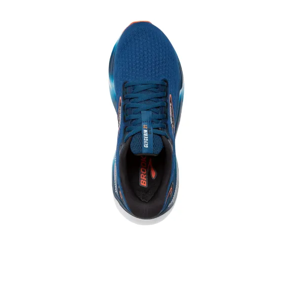 Brooks Men's Glycerin GTS 21 Blue foot friend