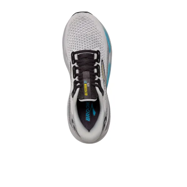 Brooks Men's Glycerin GTS 21 Gray Lightweight Feel