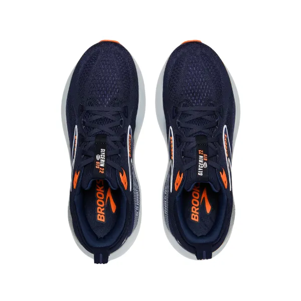 Brooks Men's Glycerin GTS 22 Navy Cushioned Ride