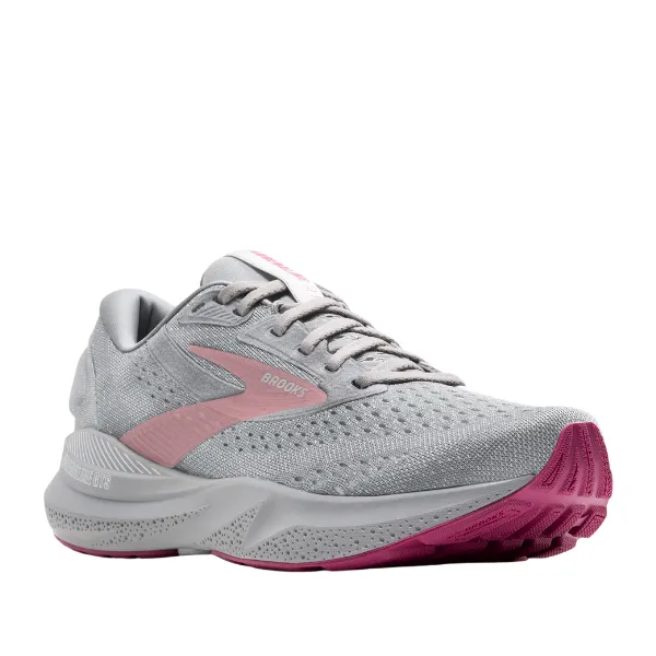 Brooks Women's Adrenaline GTS 24 Wide Grey/White heavy duty