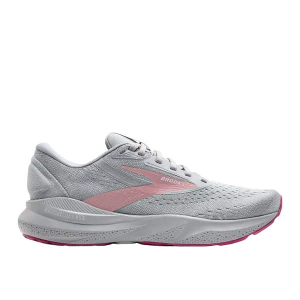Brooks Women's Adrenaline GTS 24 Wide Grey/White tread tech