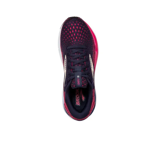 Brooks Women's Ghost 16 Black/Pink quick slip