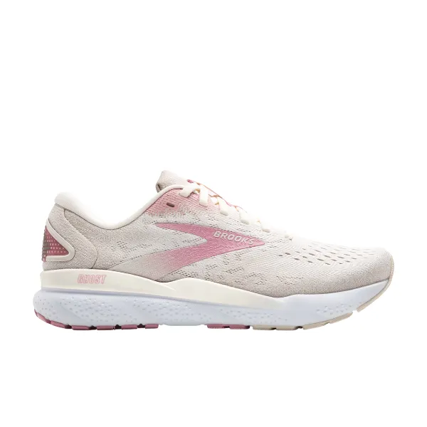 Brooks Women's Ghost 16 Pink/White no pressure