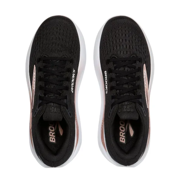 Brooks Women's Ghost Max 3 Wide Black/Rose Gold weekend travel