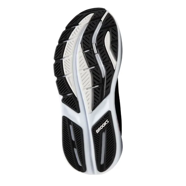 Brooks Women's Ghost Max 3 Wide Black/Rose Gold heel tech
