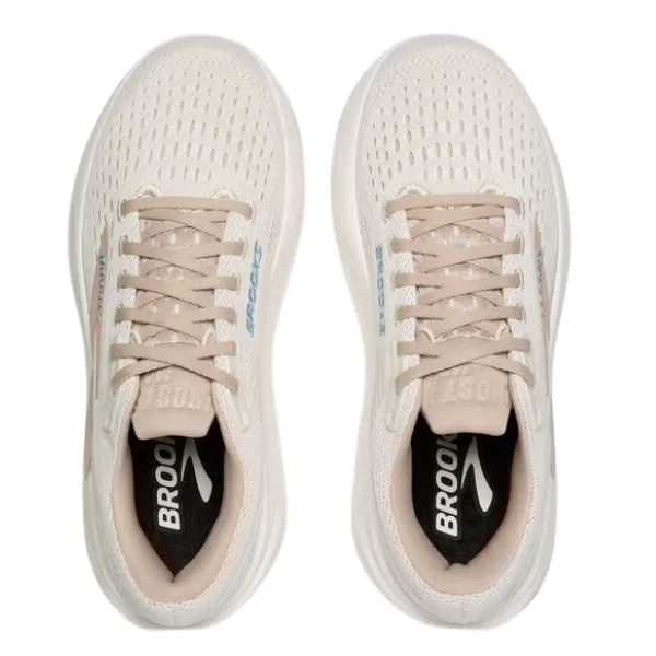 Brooks Women's Ghost Max 3 Wide Coconut/Chateau Casual Mood
