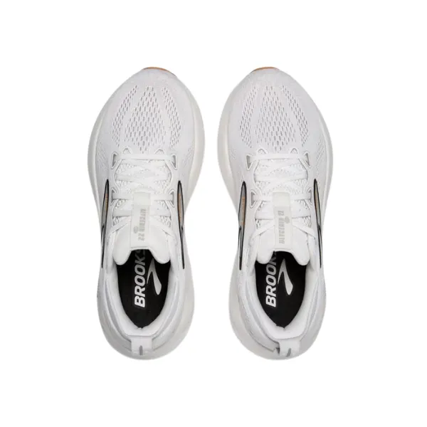 Brooks Women's Glycerin GTS 22 White/Grey/Black clean design