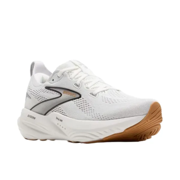 Brooks Women's Glycerin GTS 22 White/Grey/Black Vintage Look
