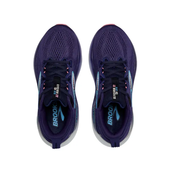 Brooks Women's Glycerin GTS 22 Wide Blue/White breath boost