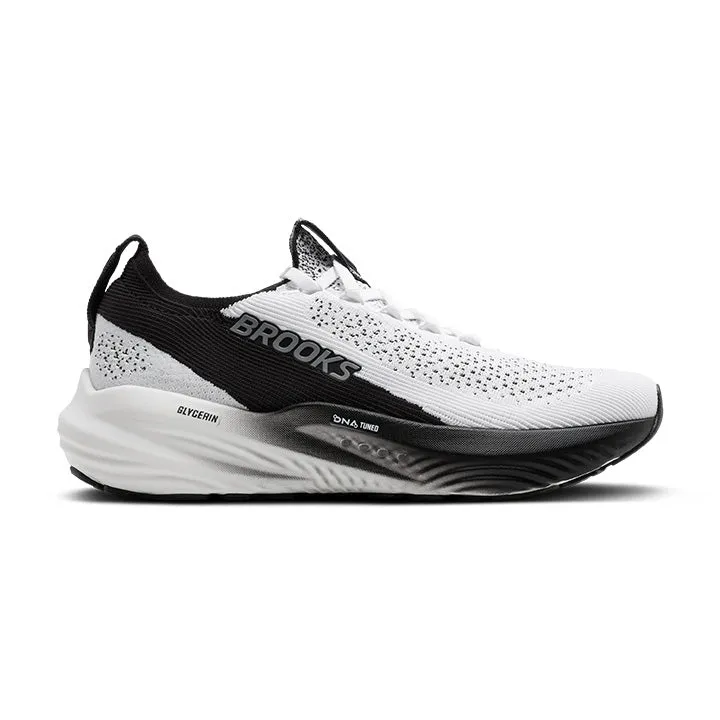 Brooks Women's Glycerin StealthFit 22 White/Black refresh pace