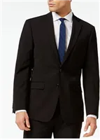 Calvin Klein X-Fit Suit Separates Coat day event outfit