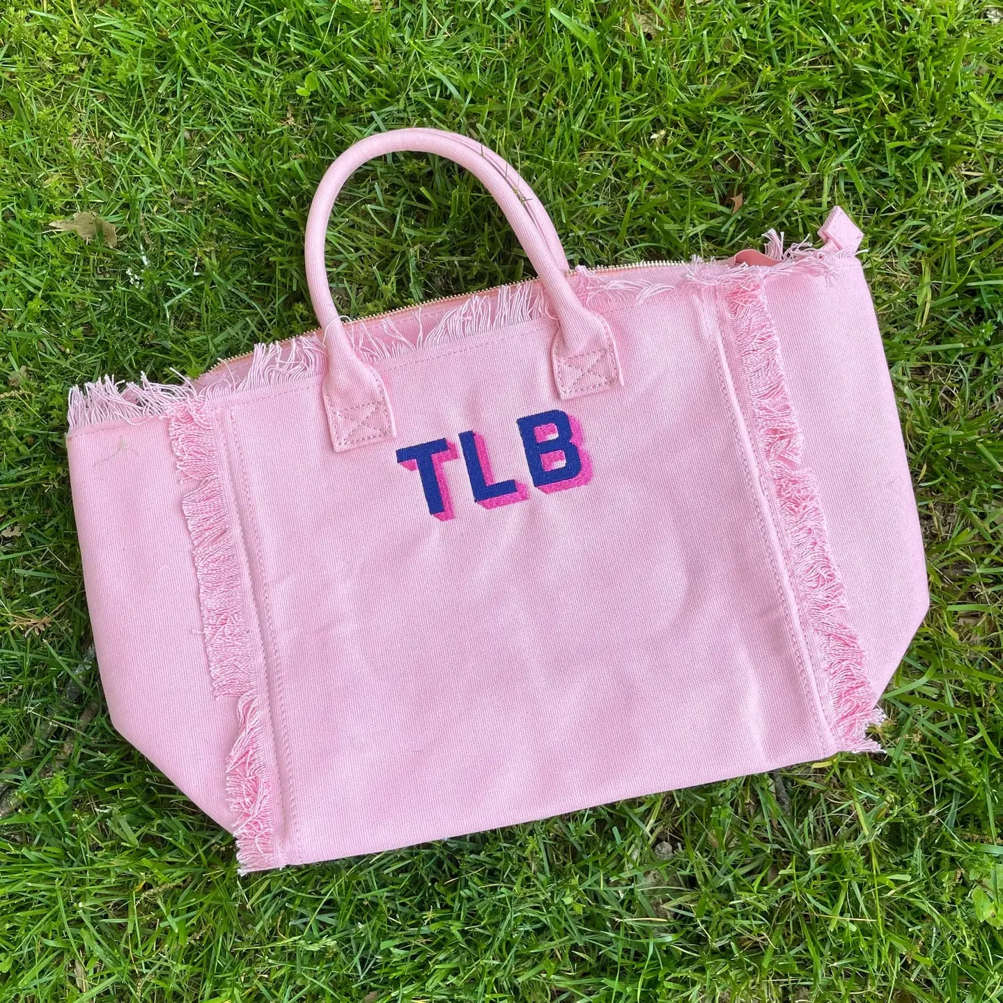 Calypso Fringe Personalized Tote date glam