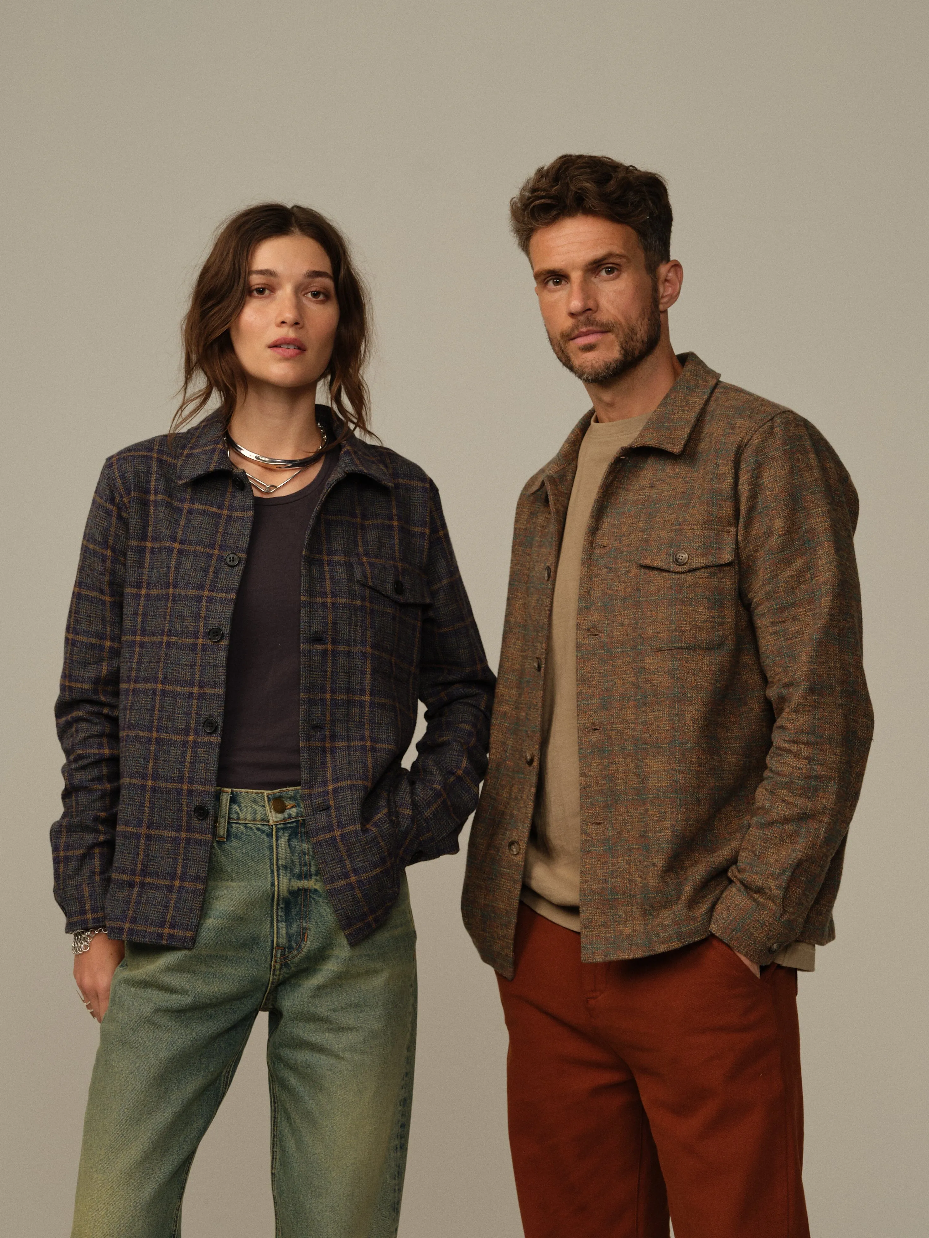 Cameron Japanese Flannel Overshirt - Final Sale relaxed style