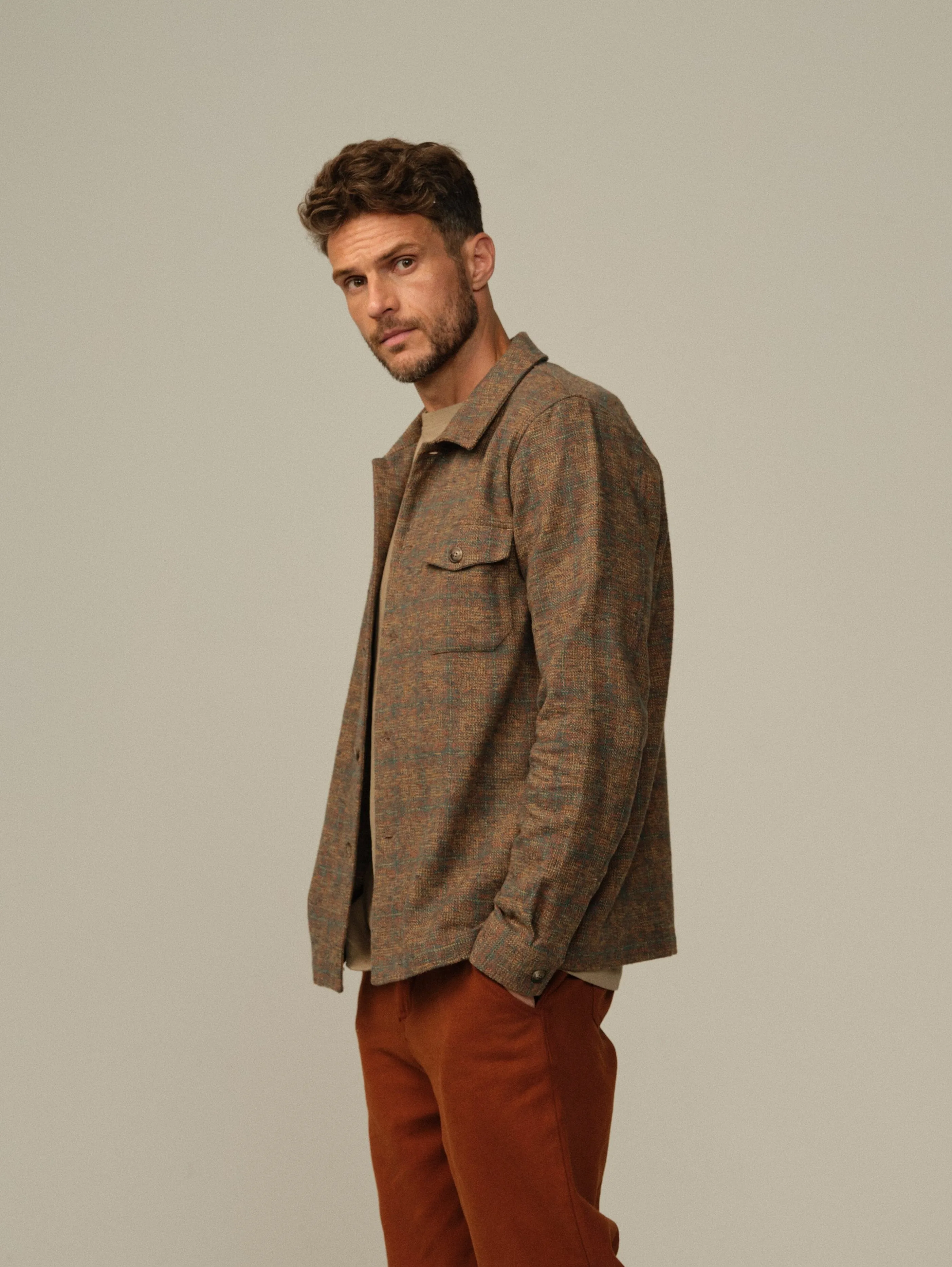 Cameron Japanese Flannel Overshirt - Final Sale cozy layers