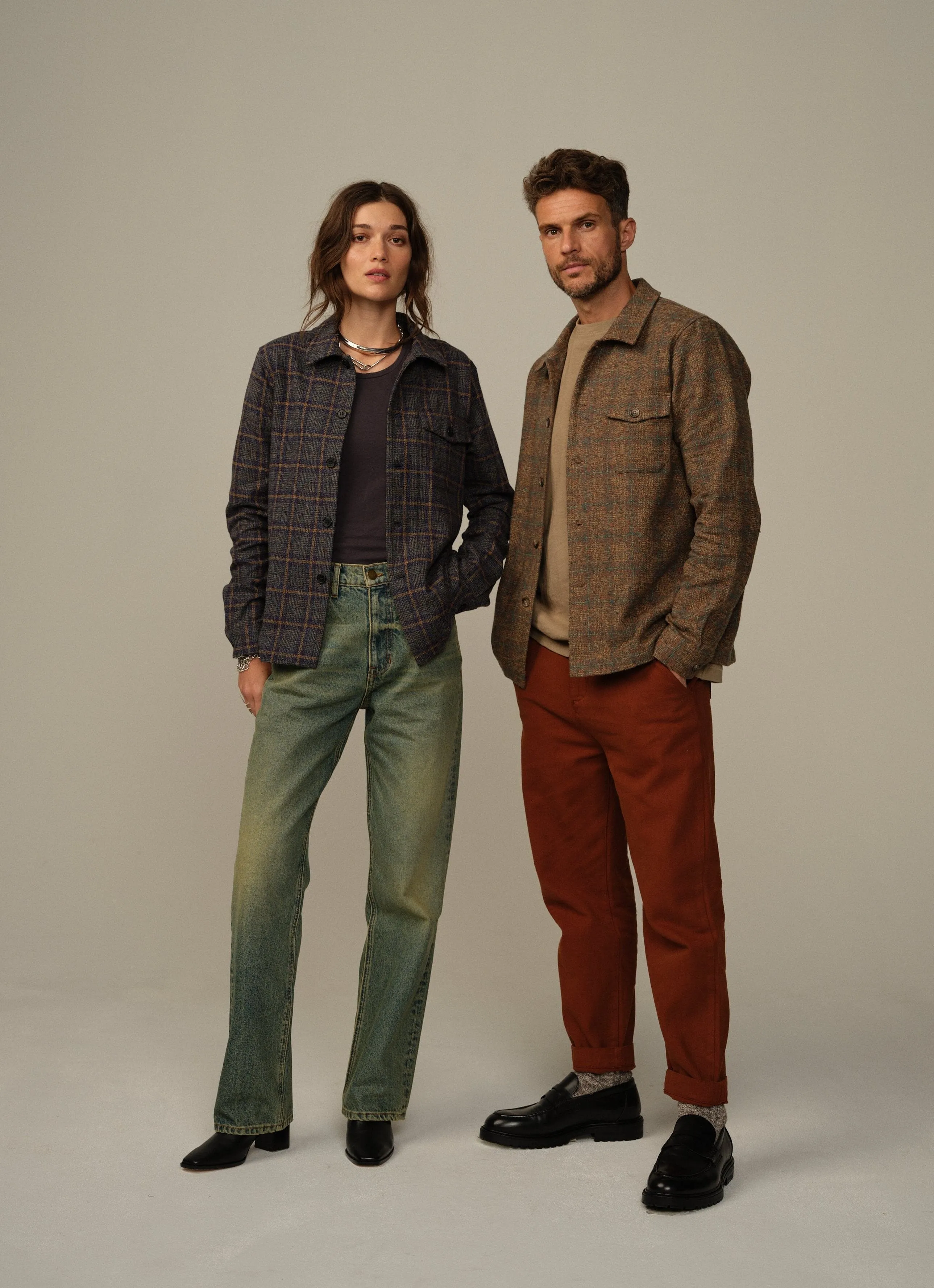 Cameron Japanese Flannel Overshirt - Final Sale sporty vibe