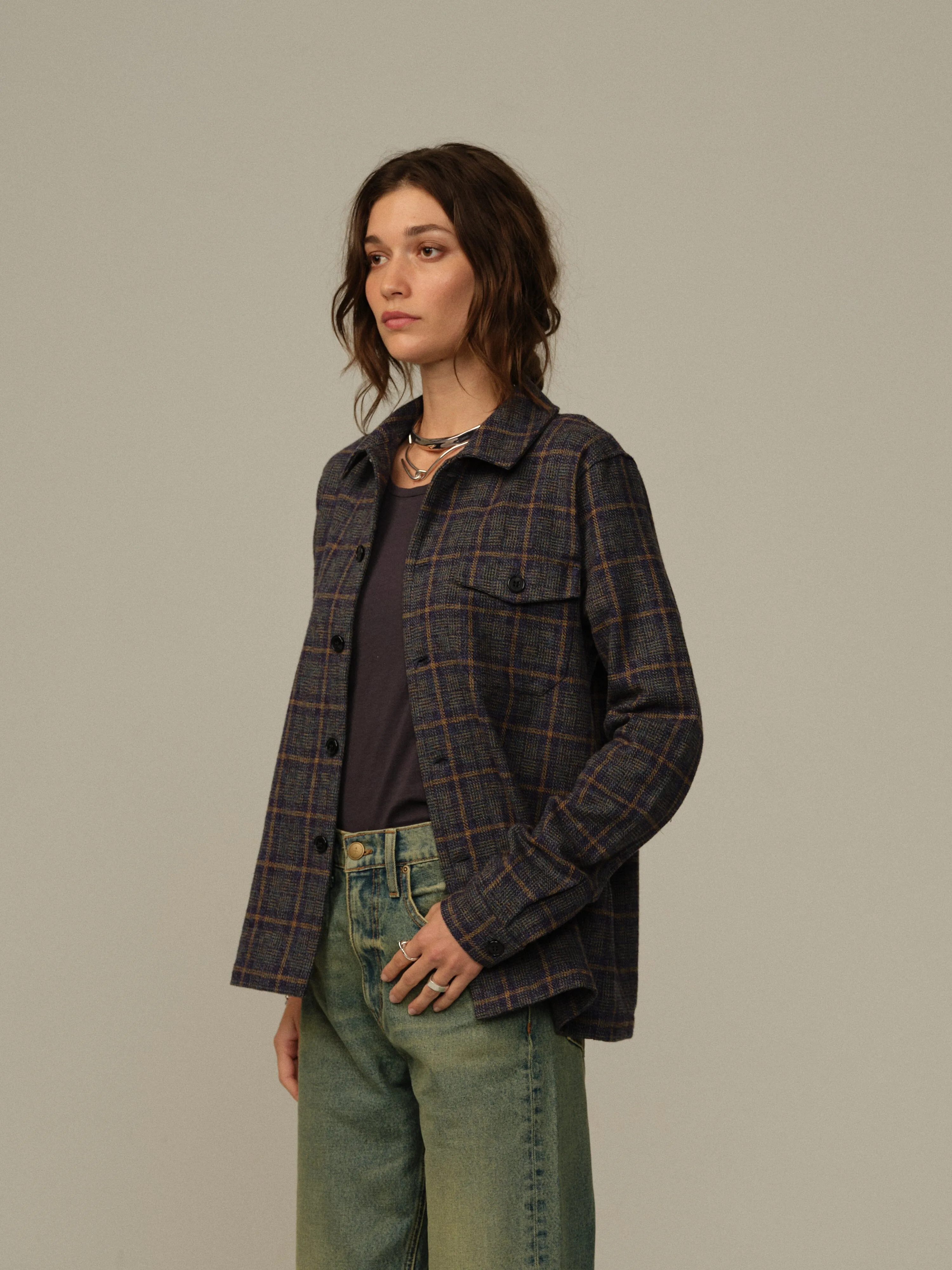Cameron Japanese Flannel Overshirt - Final Sale soft fabric