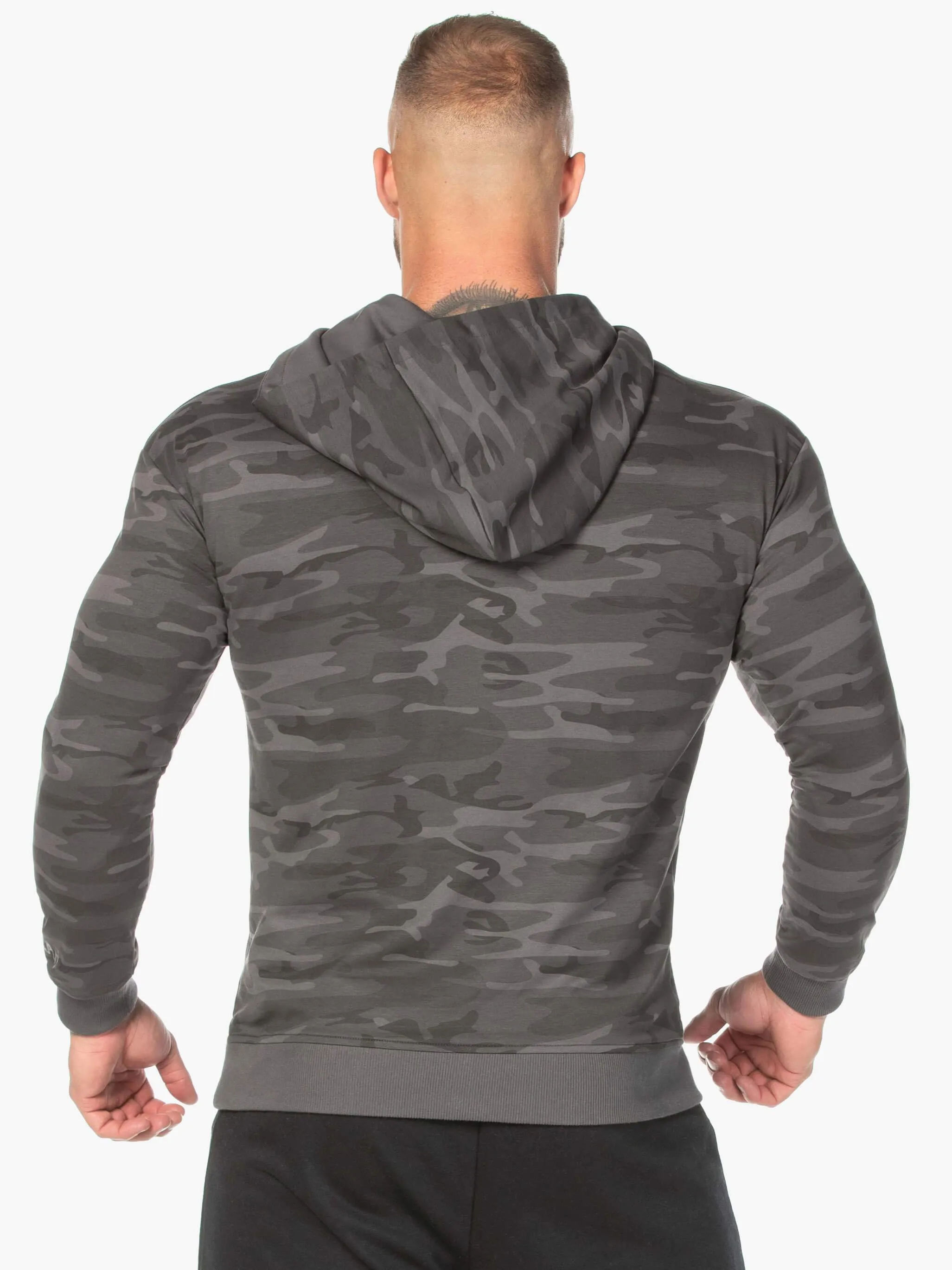 Camo Pullover Hoodie - Black Camo outdoor adventure