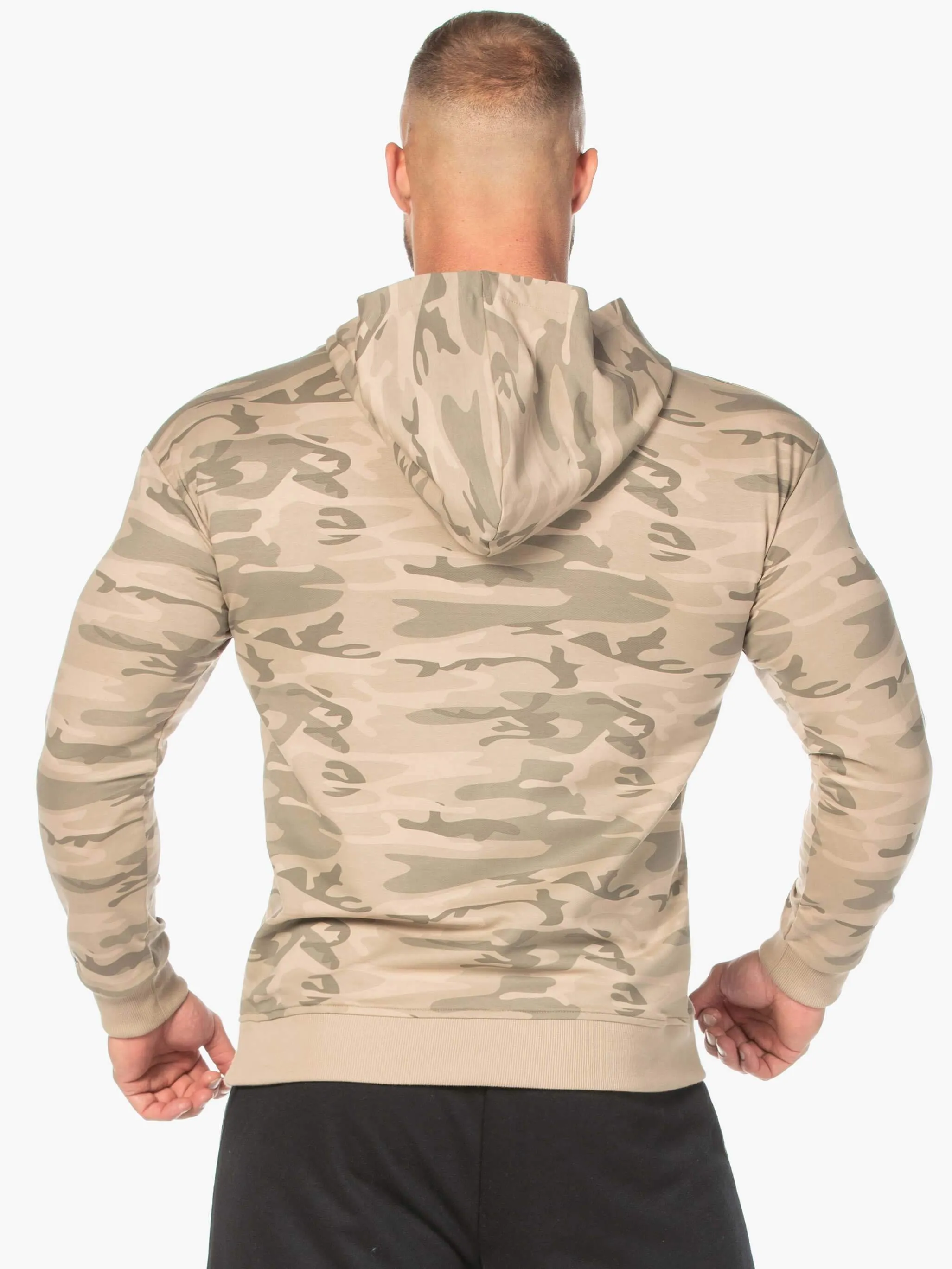 Camo Pullover Hoodie - Tan Camo holiday party
