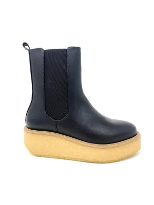 Carey Platform Boot in Black from Novacas warm core