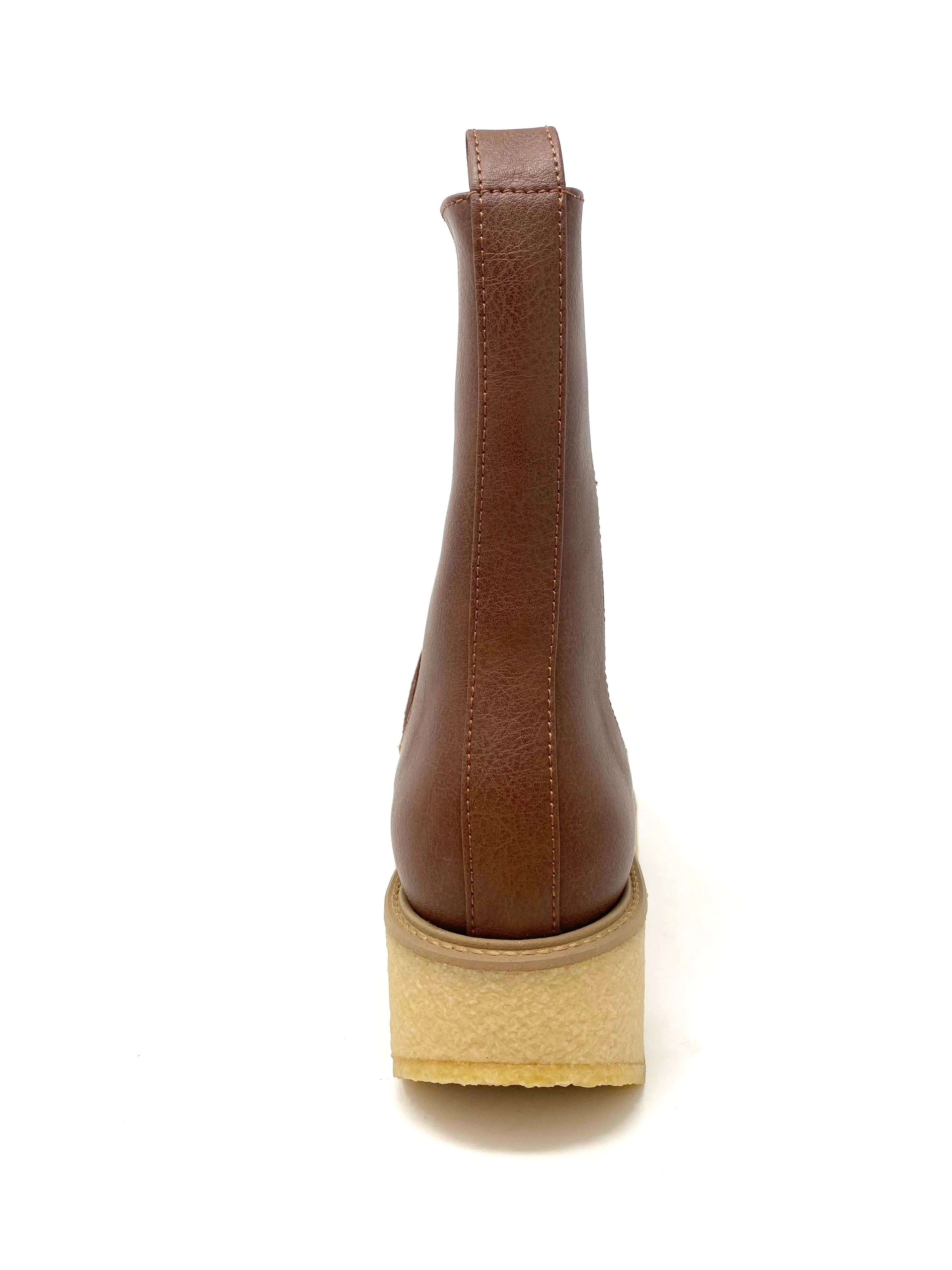 Carey Platform Boot in Tan from Novacas denim ready