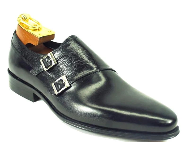 Carrucci Double Monkstraps KS099-3003 - Black long hours