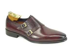 Carrucci Double Monkstraps KS099-3003 - Oxblood shock absorb