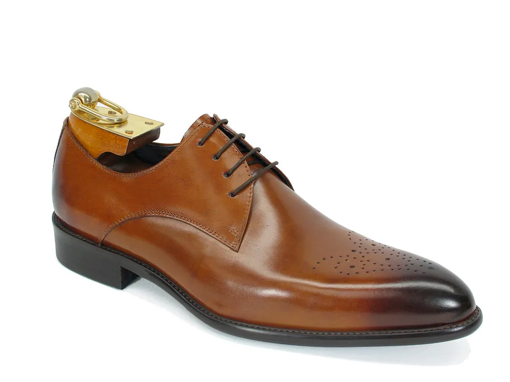 Carrucci KS479-04 Signature Lace-up Oxford - Cognac boost fit