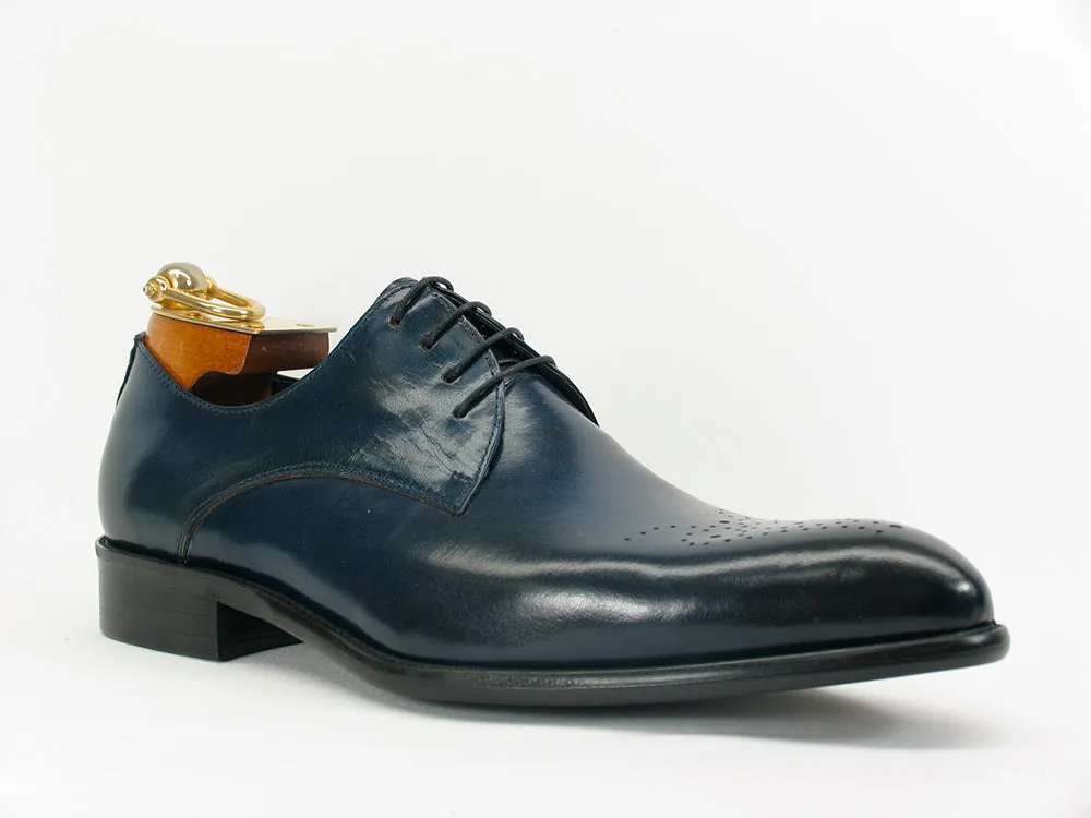 Carrucci KS479-04 Signature Lace-up Oxford - Navy balanced tone