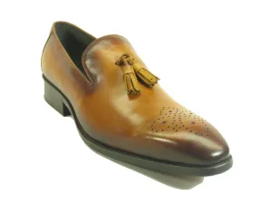 Carrucci KS503-47 Wholecut Tassel Loafer - Cognac perfect match