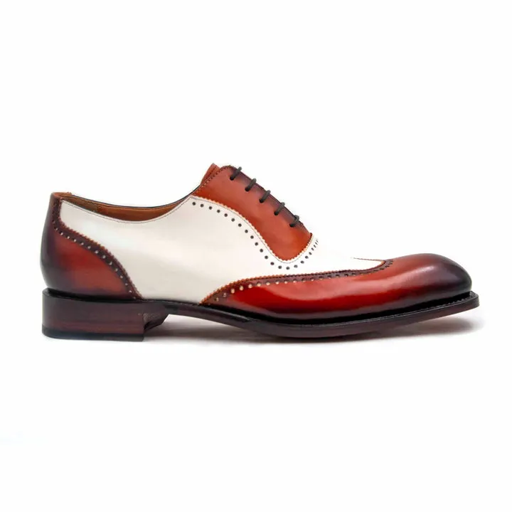 Charlton Lace Up Shoes - Camel/Beige supportive fit