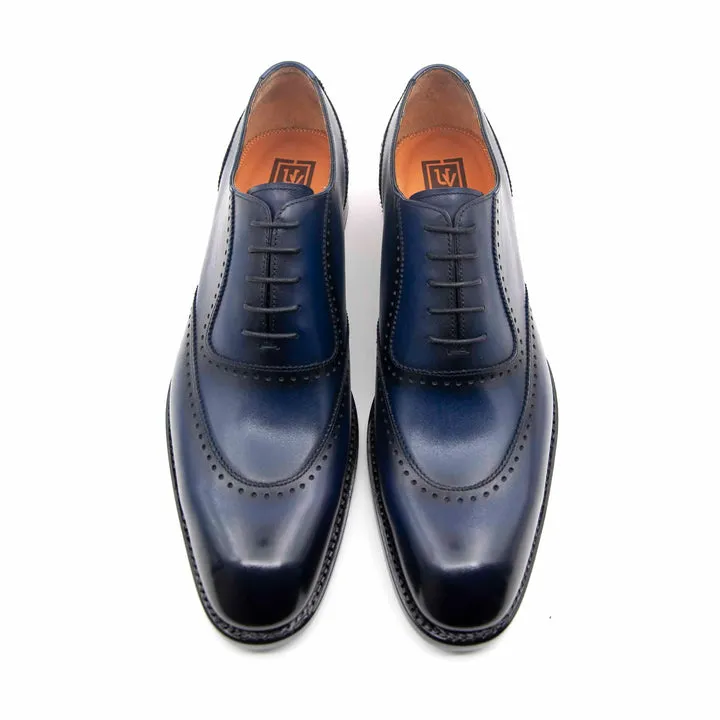 Charlton Lace Up Shoes - Navy work smart