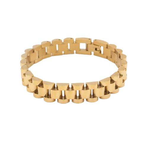 Check-in Bracelet - Gold ethnic vibe