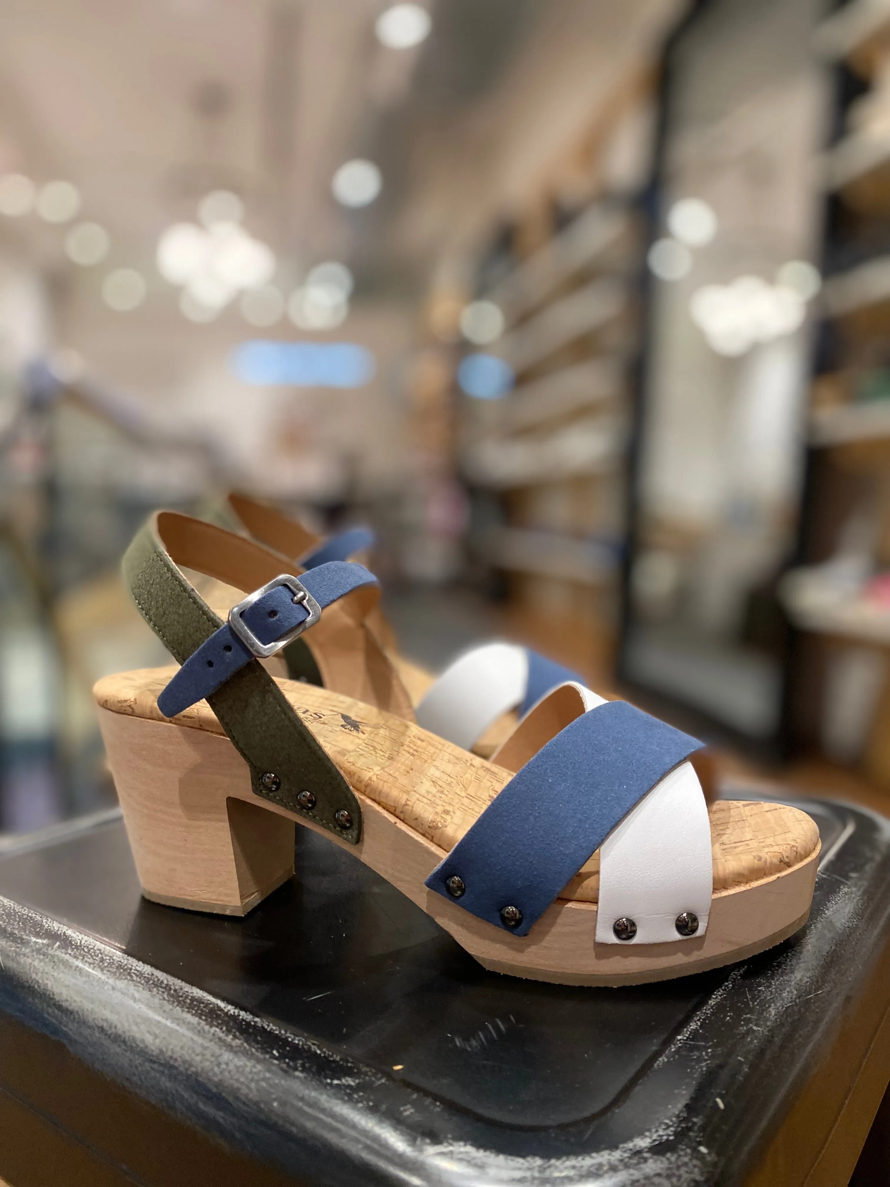 Chloe Clog in Multi from Novacas Daily Flow