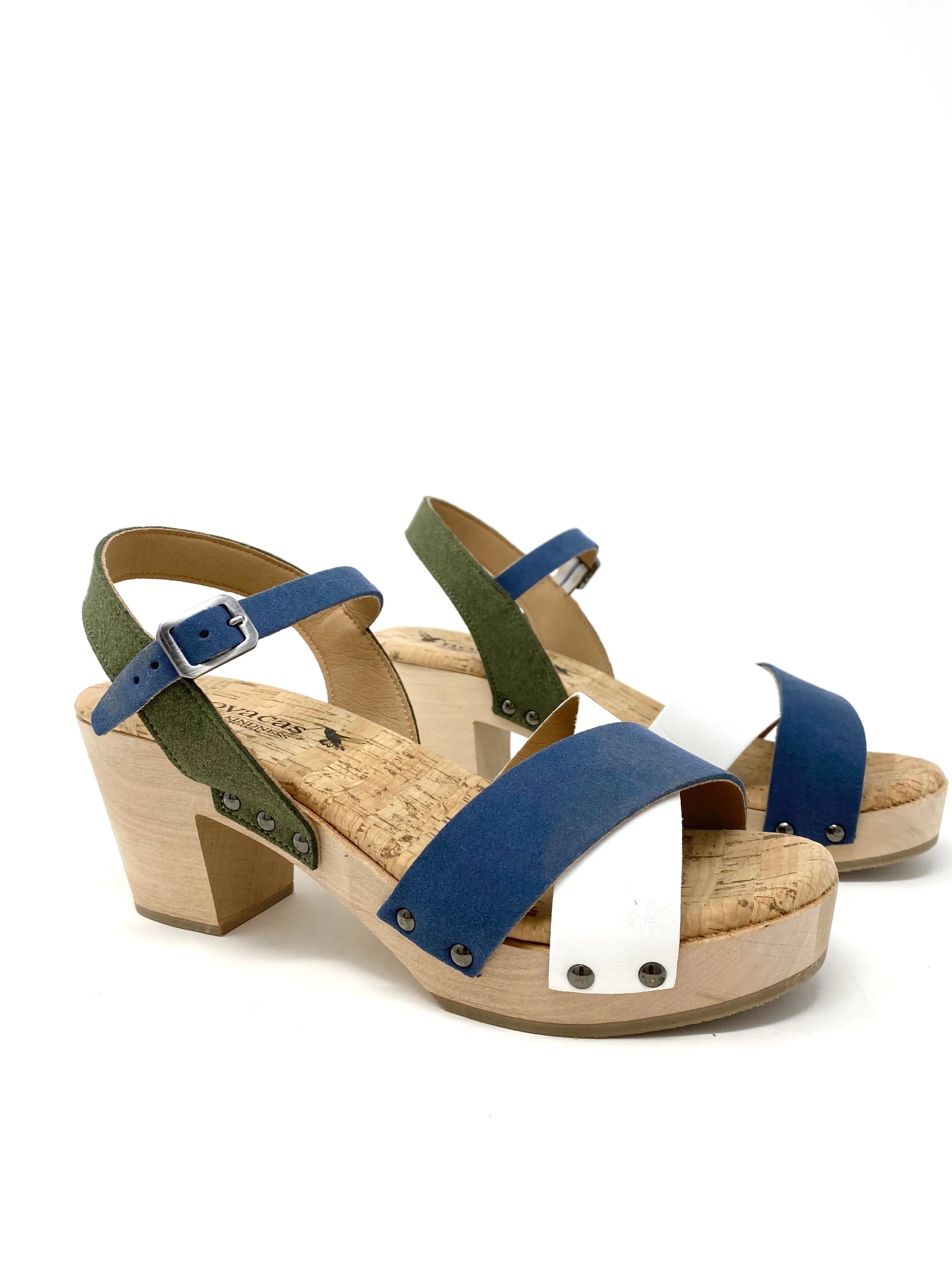 Chloe Clog in Multi from Novacas Earth Path