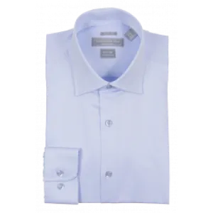 Christopher Lena Slim Fit Regular Cuff Pure Cotton Wrinkle Free Shirt - C507ETRX - Blue Personal print