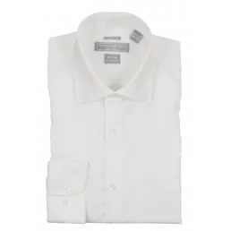 Christopher Lena Slim Fit Regular Cuff Pure Cotton Wrinkle Free Shirt - C507ETRX - Ecru Unisex style