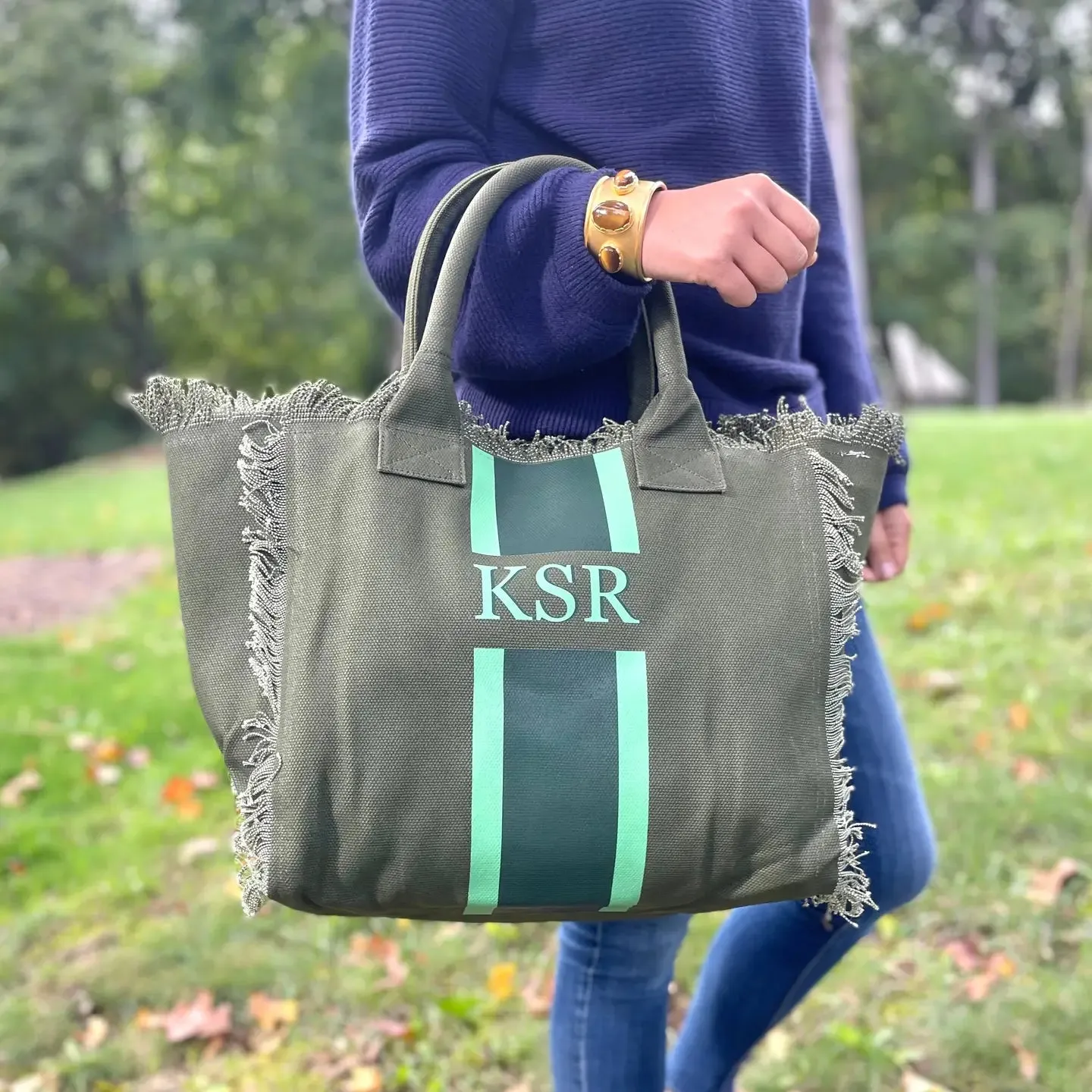 City Stripe Tote comfort luxe