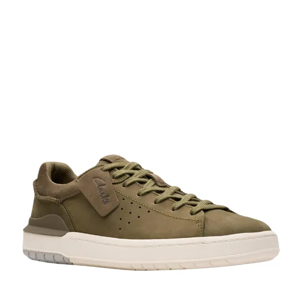 Clarks Men's Courtlite 2 Run Olive trend choice