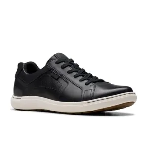 Clarks Men's Mapstone Lace Wide Black/White comfy start